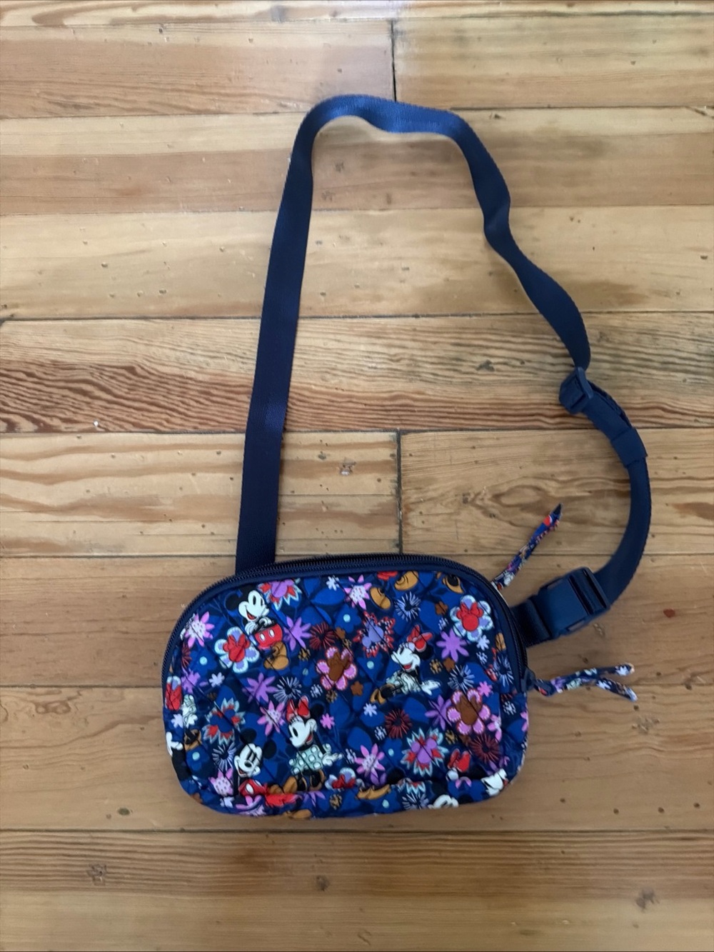 Fanny Pack Purse Bag - Mickey Minnie Mouse - Vera Bradley Purple Disney